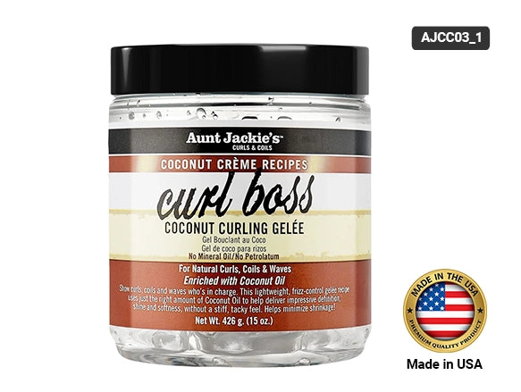 Aunt Jackies Coconut Creme Recipes Curl Boss Coconut Curling Hair Gel 426g in Sri lanka