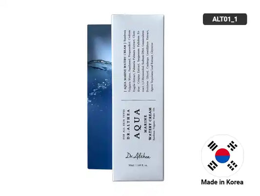Dr. Althea Aqua Marine Watery Cream 50ml lightweight hydrating moisturiser, front view