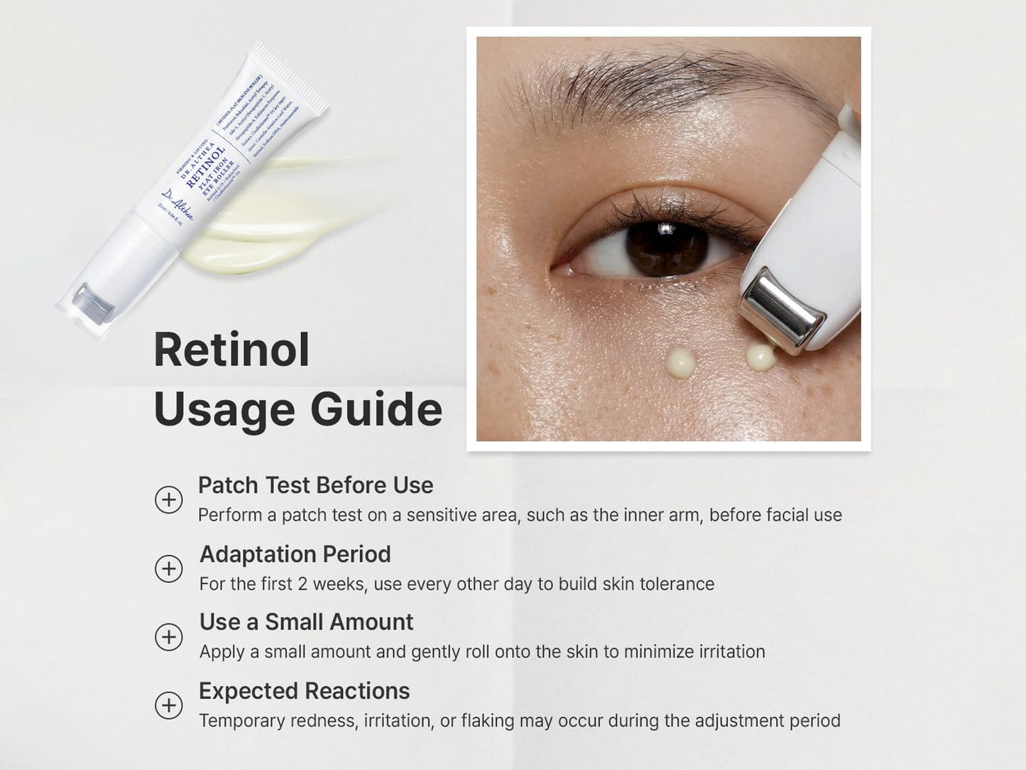 Dr. Althea Retinol Flat Iron Eye Roller 25ml