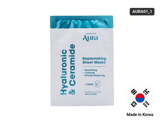 Radiant Aura Ceramide & Hyaluronic Acid Sheet Mask in Sri Lanka