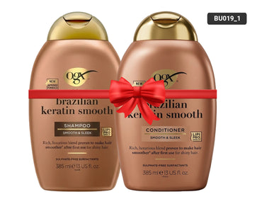 OGX Brazilian Keratin Smooth Shampoo & Conditioner in Sri Lanka