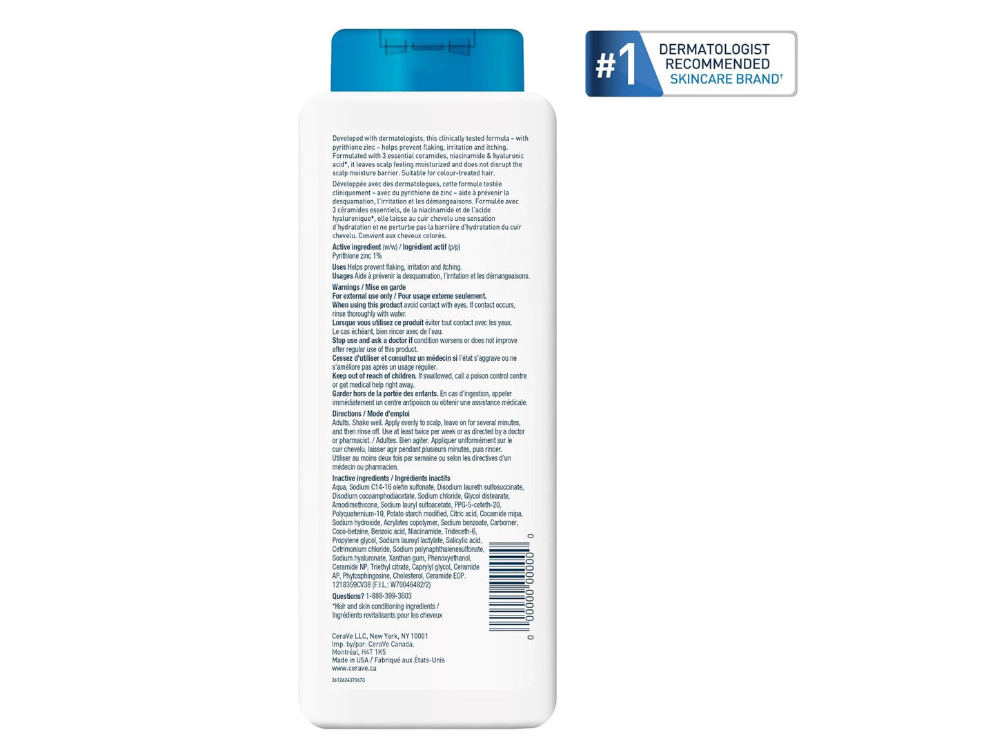 Cerave Anti-Dandruff Hydrating Shampoo 355ml in Sri Lanka