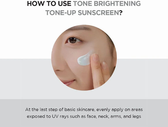 Centella Tone Brightening Tone Up Sunscreen SPF50+ PA++++ 50ml - Korea - 8809576261622