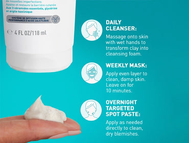 Cerave Blemish Clay to Foam Cleanser 118ml in Sri Lanka