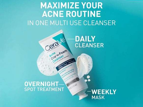 Cerave Blemish Clay to Foam Cleanser 118ml in Sri Lanka