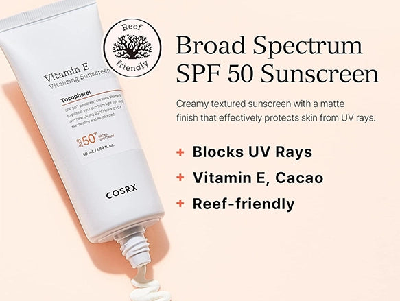 Cosrx Vitamin E Vitalizing Sunscreen SPF 50+ 50ml