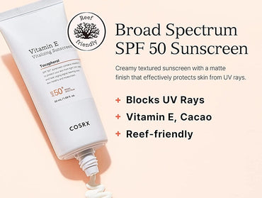 Cosrx Vitamin E Vitalizing Sunscreen SPF 50+ 50ml