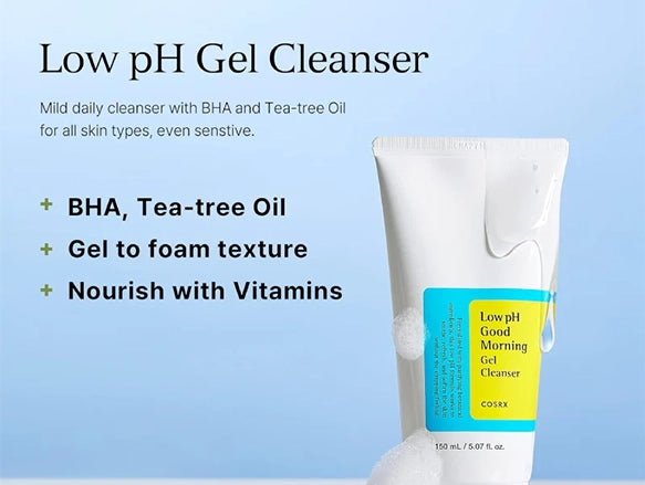 Cosrx Low PH Good Morning Gel Cleanser 150ml - KOREA in Sri Lanka