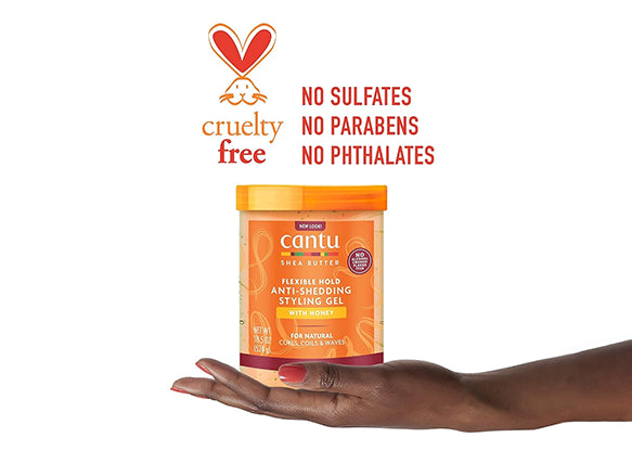 Cantu Shea Butter Anti-Shedding Styling Gel 524g in Sri Lanka