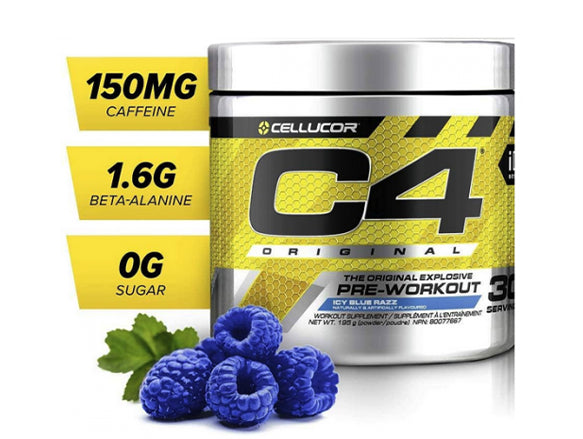 Cellucor C4 Original Pre-Workout Icy Blue 30 Servings - USA in Sri Lanka