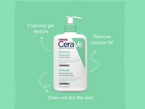 Cerave Foaming Cleanser 473ml - FRANCE in Sri Lanka