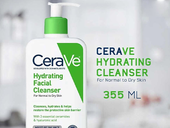 Cerave Hydrating Facial Cleanser 355ml - USA - 3606000537699 in Sri Lanka