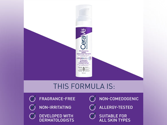Cerave Skin Renewing Nightly Exfoliating Treatment 50ml - USA in Sri Lanka
