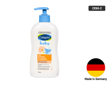Cetaphil Baby Wash Shampoo For Sensitive Skin 400ml - GERMANY - 772618087505 in Sri Lanka