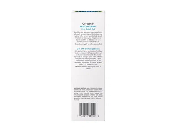 Cetaphil Restoraderm Itch Relief Gel 59ml - USA in Sri Lanka