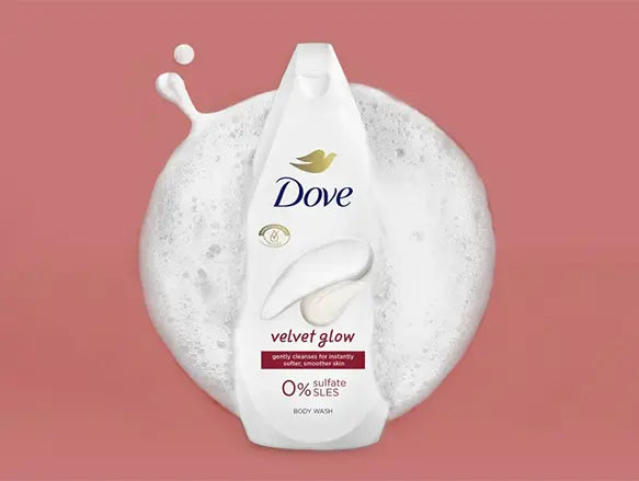 Dove Velvet Glow Body Wash 450ml