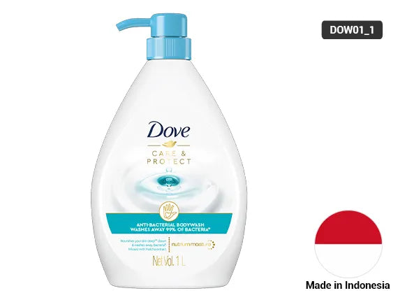 Dove Care and Protect Anti-Bacterial Body Wash 1L - 8999999574116 in Sri Lanka.