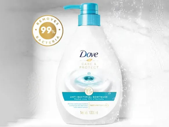 Dove Care and Protect Anti-Bacterial Body Wash 1L - 8999999574116 in Sri Lanka.