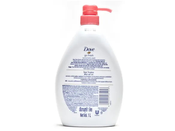 Dove Go Fresh Revive Body Wash with Pomegranate And Lemon Verbena Scent 1L