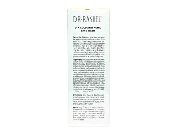 Dr Rashel 24K Anti Aging Face Wash 100g in Sri Lanka