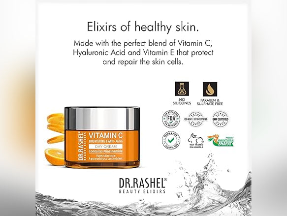 Dr Rashel Vitamin C Brightening Anti-Aging Day Cream 50g - CHINA in Sri Lanka