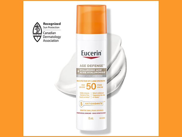 Eucerin Age Defense Sunscreen SPF50 75ml - CANADA in Sri Lanka