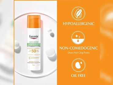 Eucerin Anti-Shine Sunscreen SPF50 75ml - CANADA in Sri Lanka