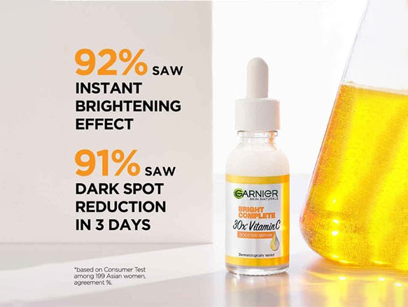 Buy Original Garnier Bright Complete Vitamin C Serum 30ml - PHILIPPINES in Sri Lanka