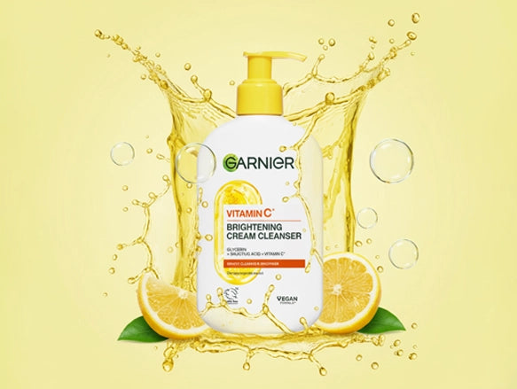 Garnier Vitamin C Brightening Cream Cleanser 250ml in Sri Lanka