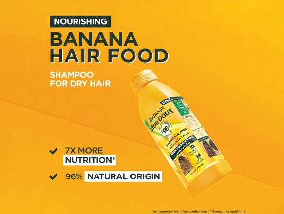 Garnier Ultimate Blends Nourishing Banana Hair Food Shampoo 350ml
