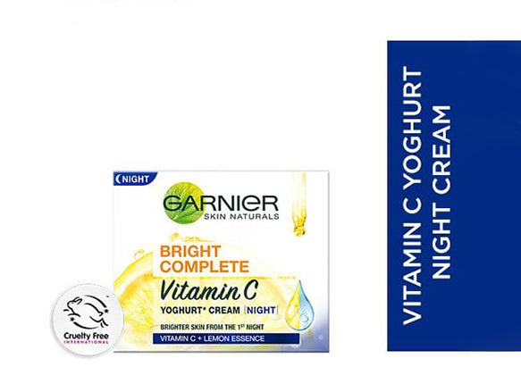 Buy Original GARNIER Bright Complete Vitamin C Night Cream 50ml in Sri Lanka