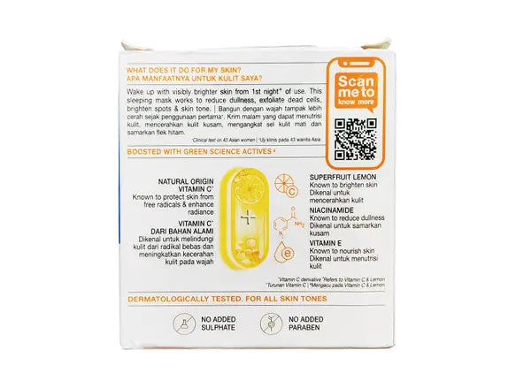 Garnier Bright Complete Vitamin C Night Cream 50ml