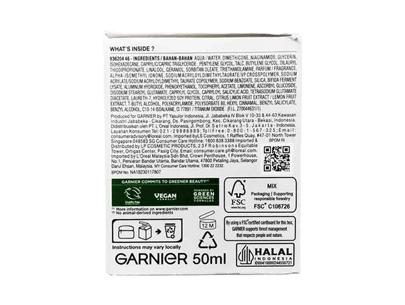 Garnier Bright Complete Vitamin C Night Cream 50ml