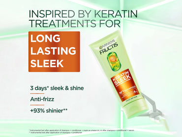 Garnier Fructis Keratin Sleek Shampoo 200ml