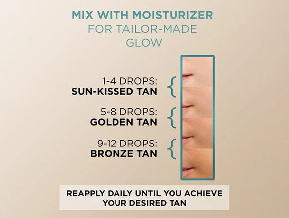 Garnier Skinactive Hyaluronic Acid Self-Tan Serum 30ml - CANADA - 3600542617765 in Sri Lanka