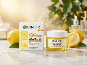 Buy Original Garnier Bright Complete Vitamin C Serum Cream SPF30 50ml in Sri Lanka