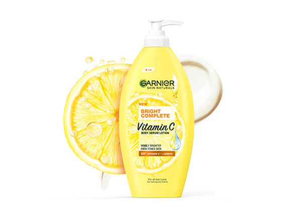 Buy Original GARNIER Bright Complete Serum Body Lotion 400ml in Sri Lanka
