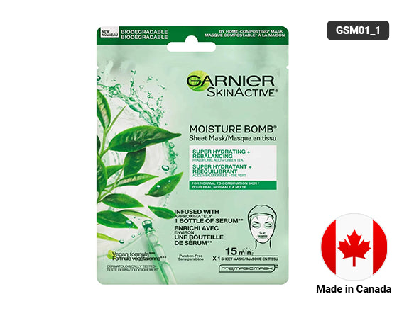 Garnier Moisture Bomb Sheet Mask for Normal to Combination Skin 28g - CANADA in Sri Lanka