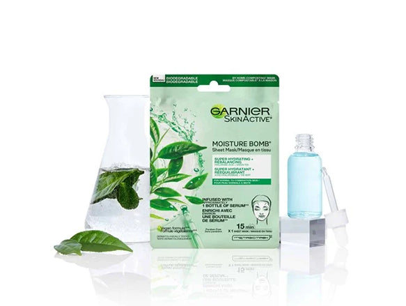 Garnier Moisture Bomb Sheet Mask for Normal to Combination Skin 28g - CANADA in Sri Lanka