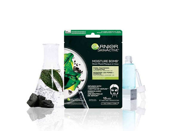 Garnier Moisture Bomb Sheet Mask for Enlarged Pores 28g - CANADA in Sri Lanka