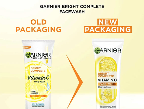 Garnier Bright Complete Vitamin C Face Wash 150ml - INDONESIA in Sri Lanka
