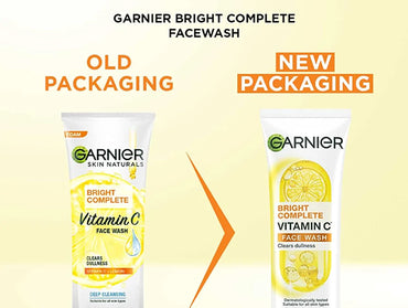 Garnier Bright Complete Vitamin C Face Wash 150ml - INDONESIA in Sri Lanka