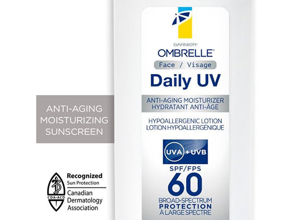Garnier Ombrelle Daily UV Anti-Aging Moisturizer SPF 60 50ml - CANADA in Sri Lanka