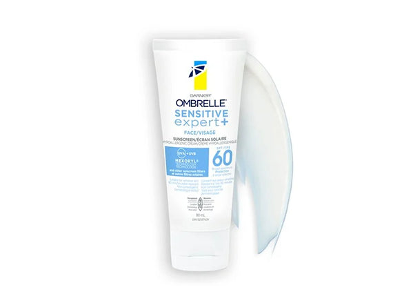 Garnier Ombrelle Sensitive Expert+ Face Sunscreen SPF 60 90ml - CANADA in Sri Lanka