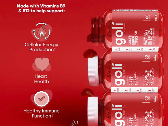 Goli Nutrition Apple Cider Vinegar Flavored 60 Gummies - USA in Sri Lanka