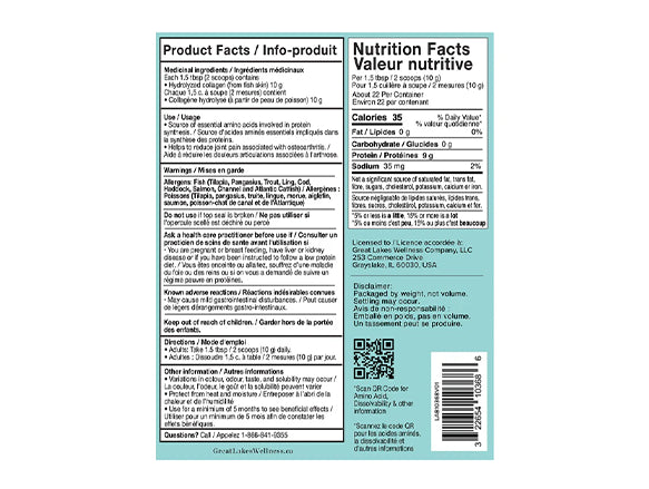 Great Lakes Wellness Pure Marine Collagen Peptides Unflavored 227g in Sri Lanka