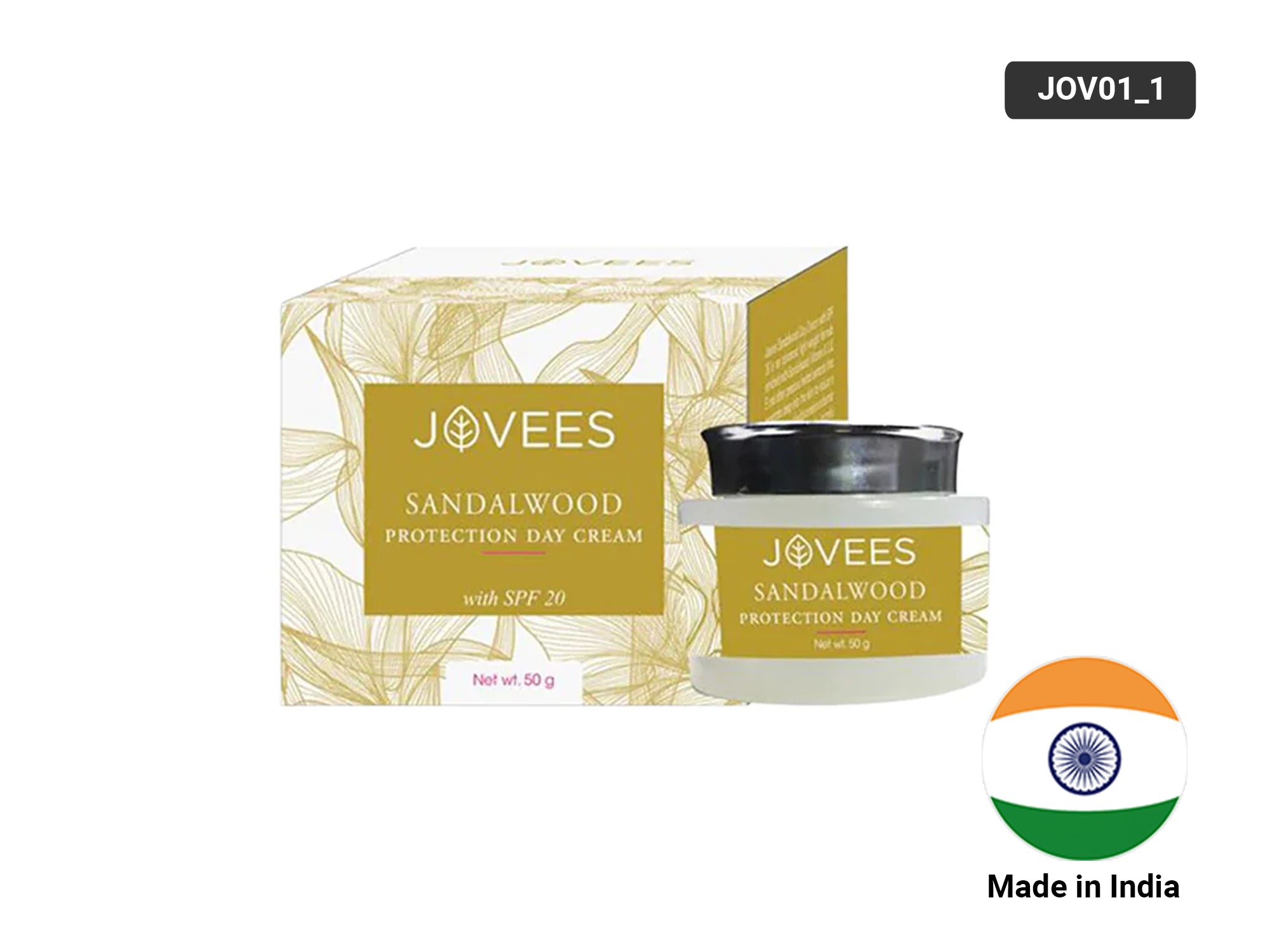 Jovees Herbal Sandalwood Protection Day Cream SPF 20 50g in Sri Lanka