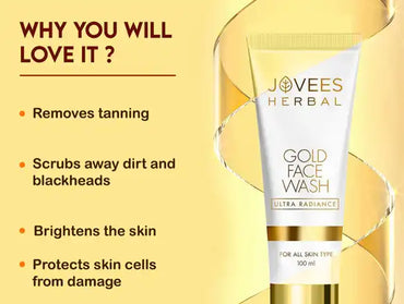 Jovees Herbal Ultra Radiance Gold Face Wash 100ml