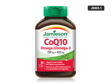 Jamieson CoQ10 100mg with Omega-3 450mg 30 Softgels in Sri Lanka