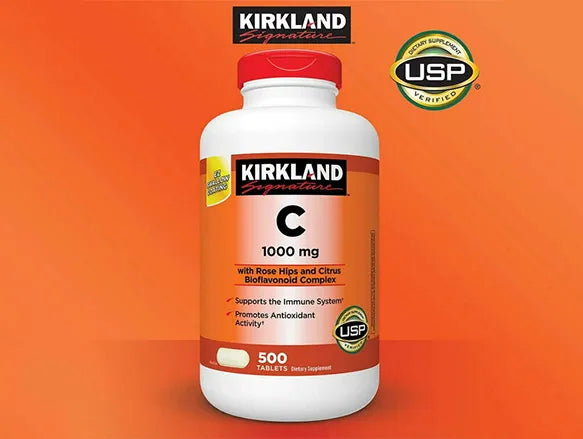 Kirkland Signature Vitamin C 1000 mg 500 Tablets in Sri Lanka